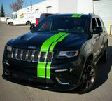 Decal Stripe full kit for Jeep Grand Cherokee Hood Bonnet Chrome 2013 2015 2017