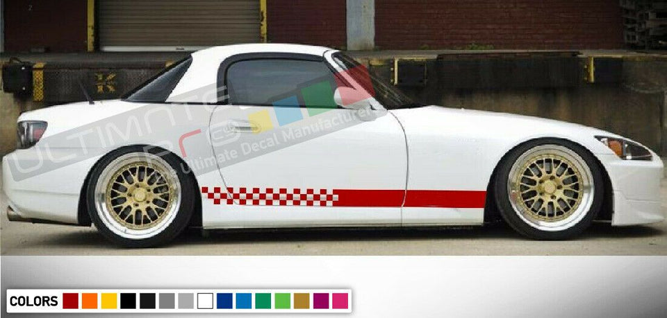 Decal Stripe kit For HONDA S 2000 SK2 soft mirror low door side handle lip seat