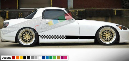 Decal Stripe kit For HONDA S 2000 SK2 soft mirror low door side handle lip seat