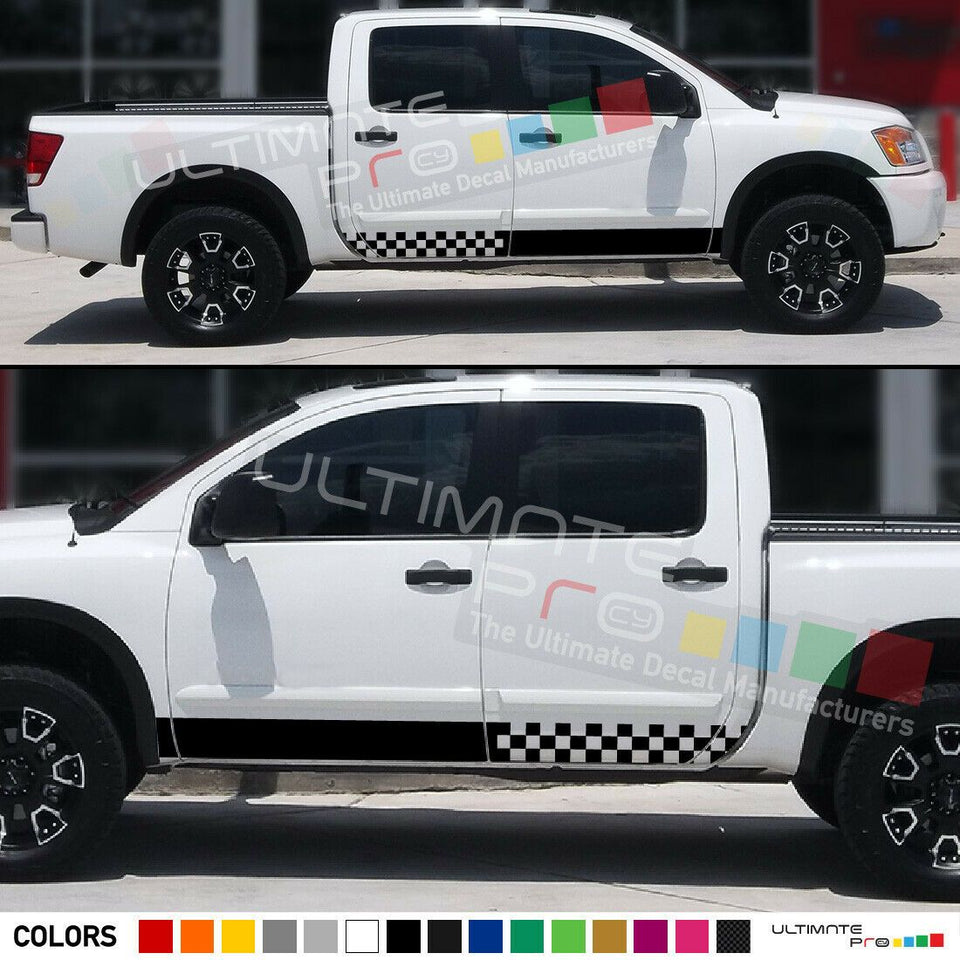 Decal stripe kit for Nissan titan 4x4 2009 2011 2012 2013 2014 2015 2016 2018