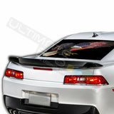 Decal Sun Visor Rear Window See Thru Sticker Perforated for Chevrolet Camaro