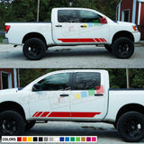 Decal Vinyl Sticker Side Stripe Kit For Nissan Titan SV Headlight Flare Step LED