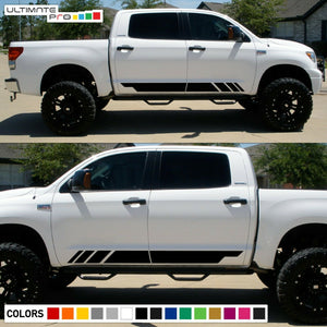 Decal Vinyl Sticker Side Stripe Kit For Toyota Tundra Door Sill Handle Grill SR5