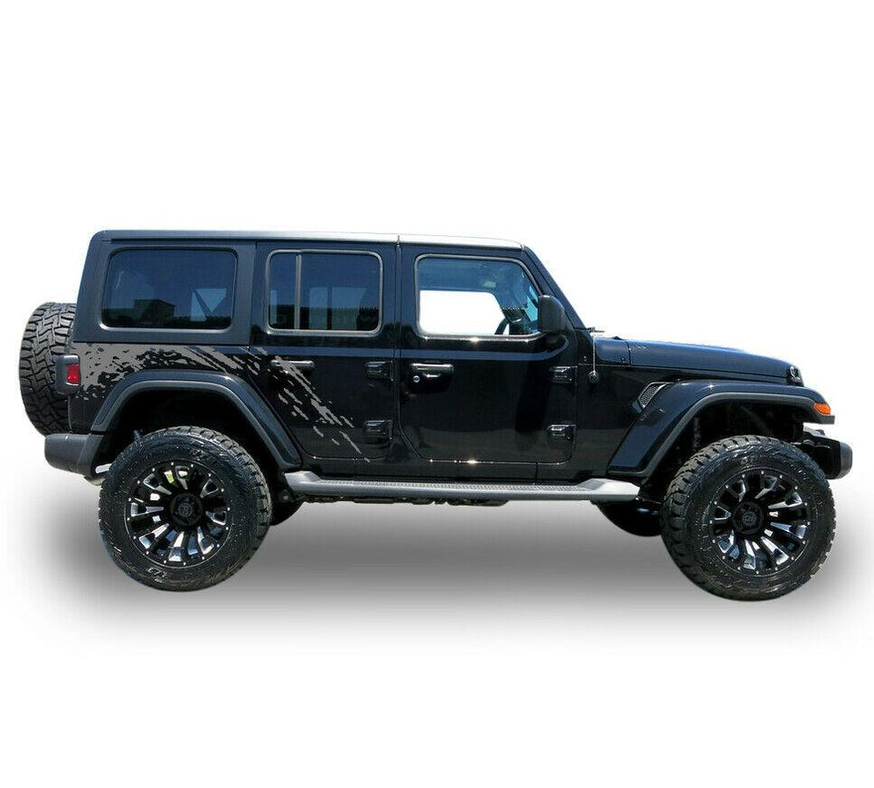 Mud Splash Wrap for Jeep Wrangler JL 2018 2019 2020 2021 2022 2023 2024 Sticker Skirt trunk Vent Splash