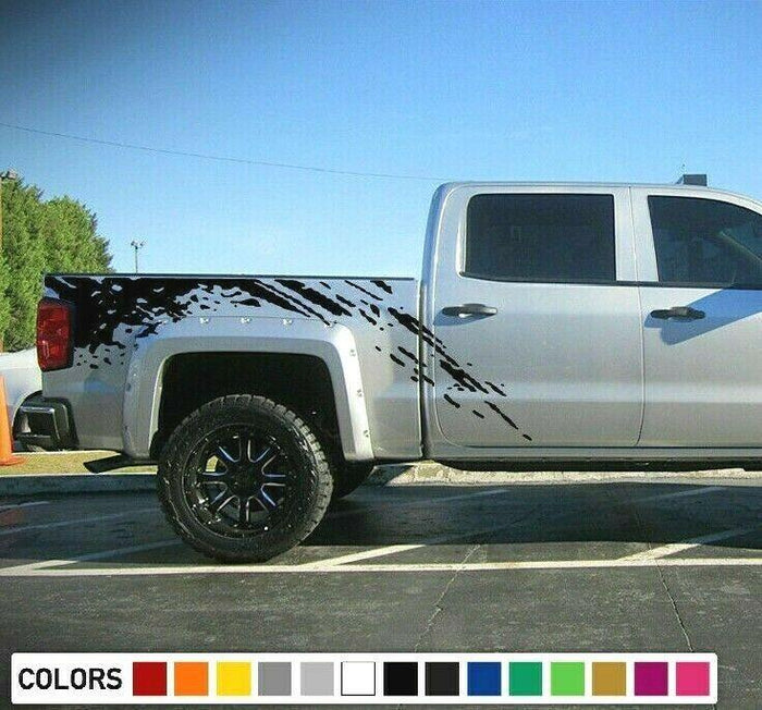 Mud splash For Silverado decal 2007 2014 2015 2017 bed graphics sticker bumper