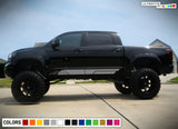 Door Decal Vinyl Graphic Sticker Kit For Toyota TUNDRA Sport Offroad Handle Sill