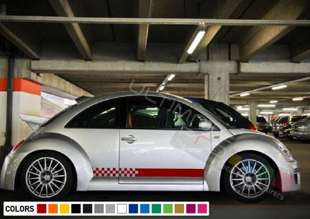 Doors Stickers Decals kit for Volkswagen VW Beetle Stripe door mirror step body
