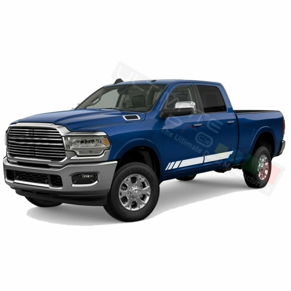 Doors Stripes Modern Racing Sport Wrap Decal Sticker for Dodge R Crew Cab 1500