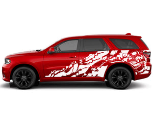 Skull design  wrap compatible with Dodge Durango 2022 SRT 392 AWD hood roof SXT, GT,GT PLUS,CITEDEL,RT