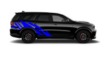 Wrap Geometric shape Graphics for Dodge Durango rear fender door Design Sticker side