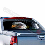 Eagle Decal Rear Window See Thru Sticker Perforated for Chevrolet Avalanche