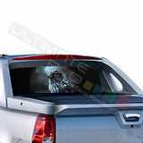 Eagle Decal Rear Window See Thru Sticker Perforated for Chevrolet Avalanche