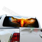 Eagles Decal Window See Thru Stickers Perforated for Toyota Hilux 2016 2017 2018