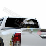 Eagles Decal Window See Thru Stickers Perforated for Toyota Hilux 2016 2017 2018