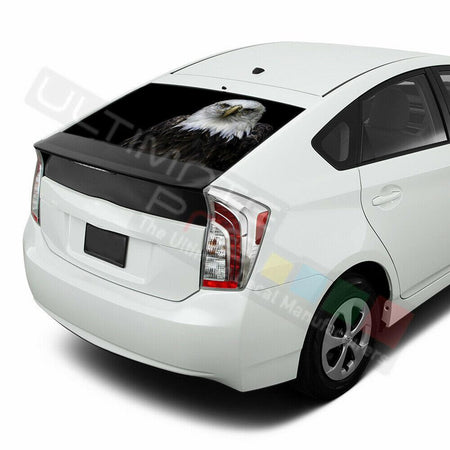 Eagles Decal Window See Thru Stickers Perforated for Toyota Prius 2017 2018 2019