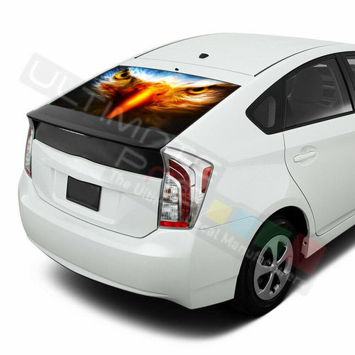 Eagles Decal Window See Thru Stickers Perforated for Toyota Prius 2017 2018 2019