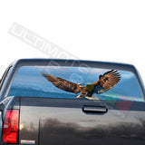 Eagles Decals Rear Window See Thru Stickers Perforated for GMC Sierra 2018 2019