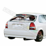 Eagles Decals Rear Window See Thru Stickers Perforated for Honda Civic 1996