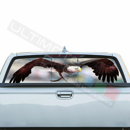 Eagles Decals Rear Window See Thru Stickers Perforated for Honda Ridgeline 2019