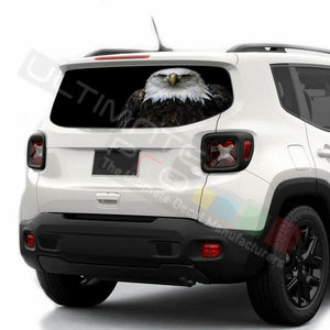 Eagles Decals Rear Window See Thru Stickers Perforated for Jeep Renegade 2020