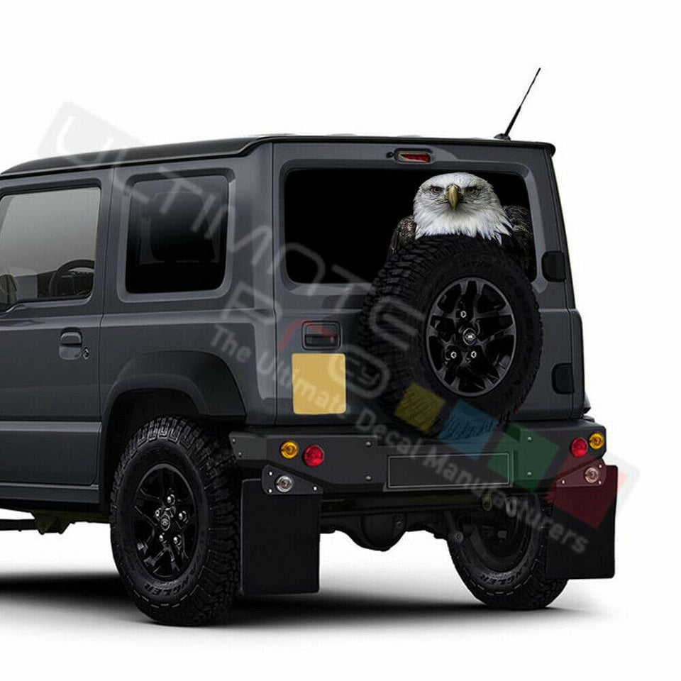 Eagles Decals Rear Window See Thru Stickers Perforated for New Suzuki Jimny 2020