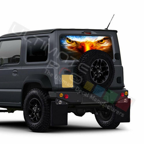 Eagles Decals Rear Window See Thru Stickers Perforated for New Suzuki Jimny 2020