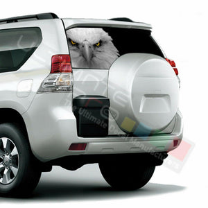 Eagles Decals Window See Thru Stickers Perforated for Toyota Prado 2017 2018