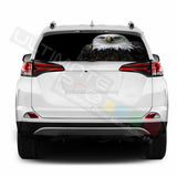 Eagles Decals Window See Thru Stickers Perforated for Toyota RAV4 2018 2019