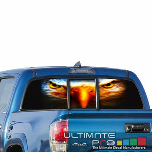 Eagles Decals Window See Thru Stickers Perforated for Toyota Tacoma 2018 2019