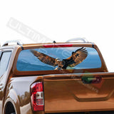 Eagles Design Decals Window See Thru Stickers Perforated for Nissan Navara NP300