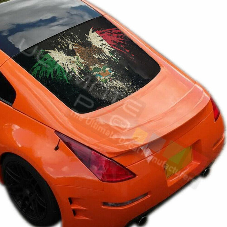 Eagles Designs Decals Window See Thru Stickers Perforated for Nissan 350z 2019