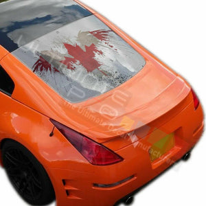 Eagles Designs Decals Window See Thru Stickers Perforated for Nissan 350z 2019
