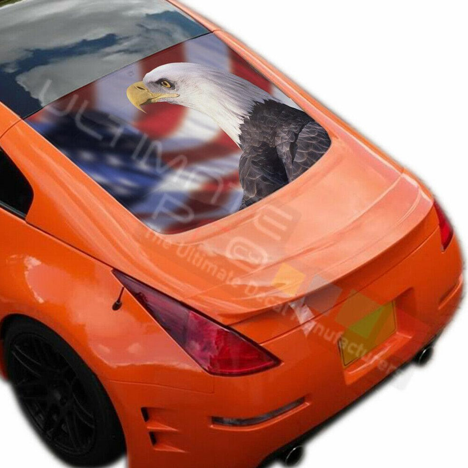 Eagles Designs Decals Window See Thru Stickers Perforated for Nissan 350z 2019