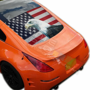 Eagles Designs Decals Window See Thru Stickers Perforated for Nissan 350z 2019