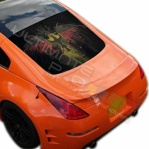 Eagles Designs Decals Window See Thru Stickers Perforated for Nissan 350z 2019