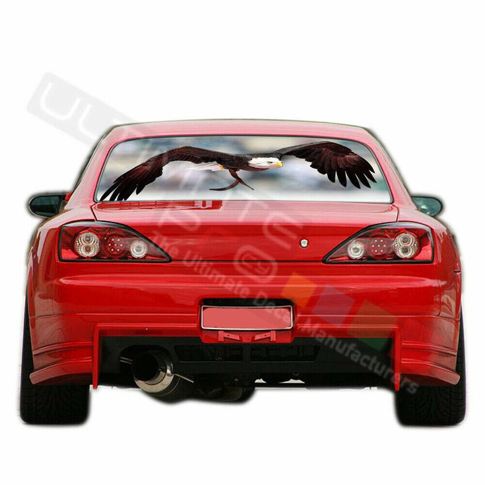 Eagles Designs Decals Window See Thru Stickers Perforated for Nissan Silvia 2018