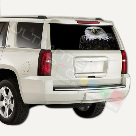 Eagles designs Rear Window CThru Stickers Perforated for Chevrolet Tahoe 2020