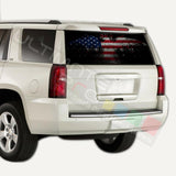 Eagles designs Rear Window CThru Stickers Perforated for Chevrolet Tahoe 2020