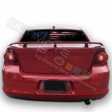 EAGLES designs Rear Window CThru Stickers Perforated for Dodge Avenger 2020