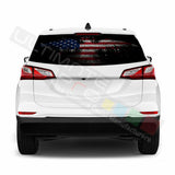 Eagles designs Rear Window See Thru Stickers Perforated for Chevrolet Equinox