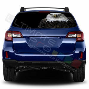 Eagles Designs Window See Thru Stickers Perforated for Subaru Outback 2018 2019