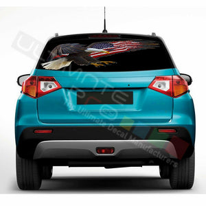 Eagles Designs Window See Thru Stickers Perforated for Suzuki Vitara 2016 2017