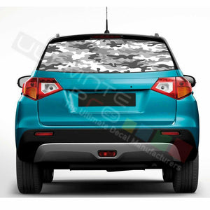 Eagles Designs Window See Thru Stickers Perforated for Suzuki Vitara 2016 2017