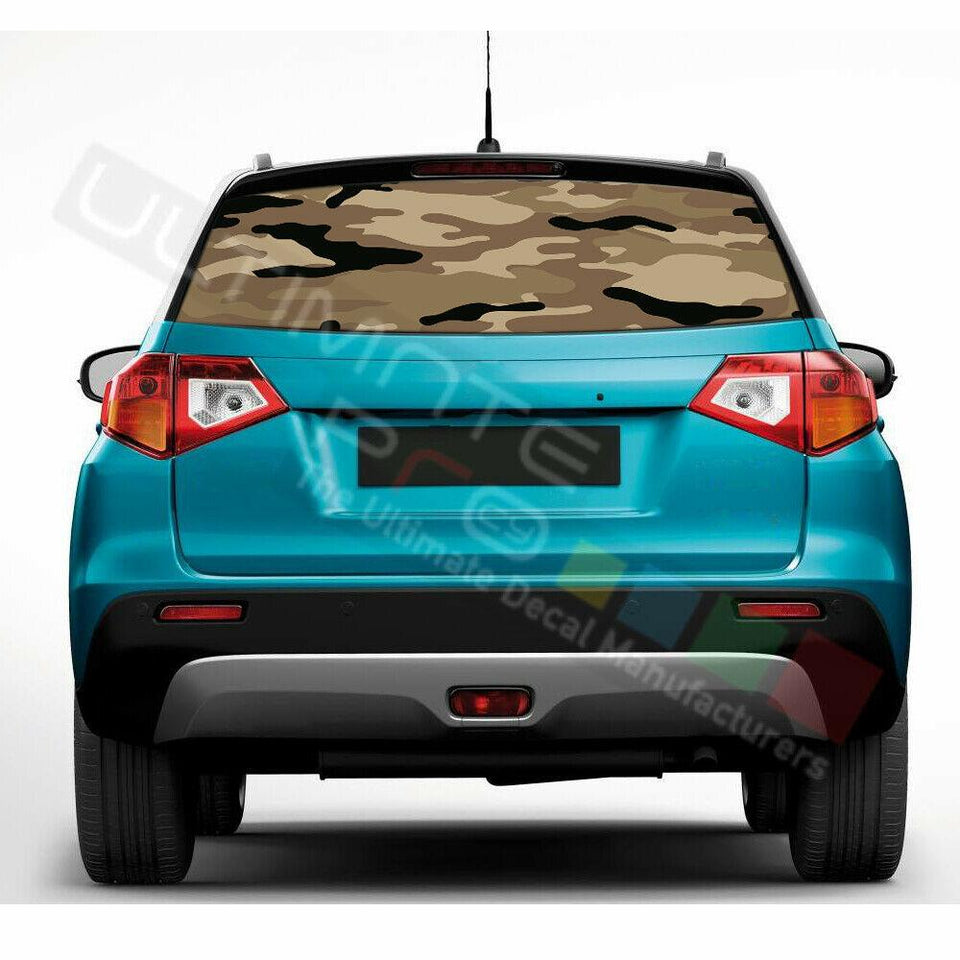 Eagles Designs Window See Thru Stickers Perforated for Suzuki Vitara 2016 2017