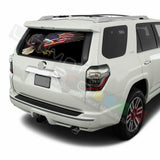 Eagles Designs Window See Thru Stickers Perforated for Toyota 4Runner 2017 2018