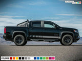 Edge line Decal Sticker Side Stripes for Chevrolet Colorado Rack Door Bed Roof