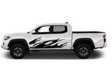 Decal For TOYOTA TACOMA Side Flames Door Design Vinyl Sticker