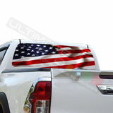 Flags Decal Window See Thru Stickers Perforated for Toyota Hilux 2016 2017 2018