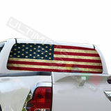 Flags Decal Window See Thru Stickers Perforated for Toyota Hilux 2016 2017 2018