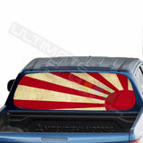 Flags Decals Rear Window See Thru Stickers Perforated for Mitsubishin L200 2018